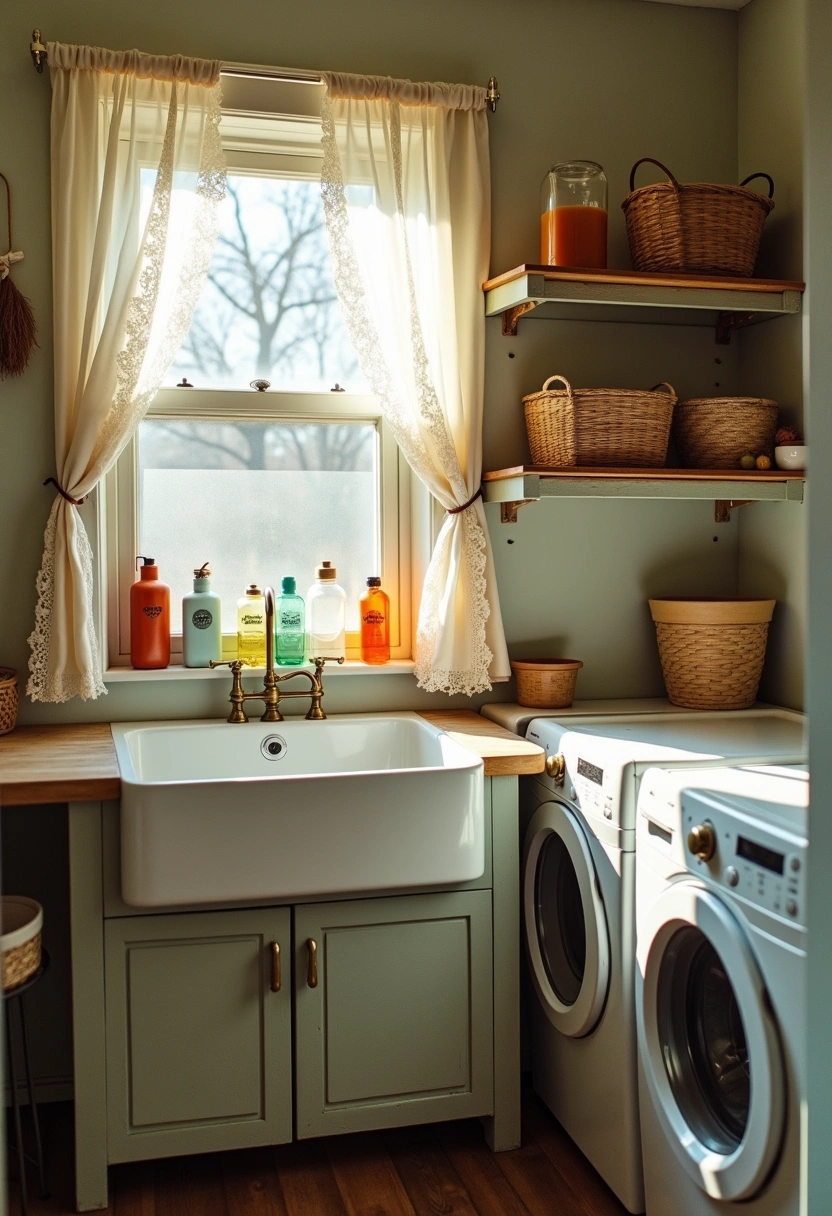 Vintage Laundry Room Decor Ideas 1