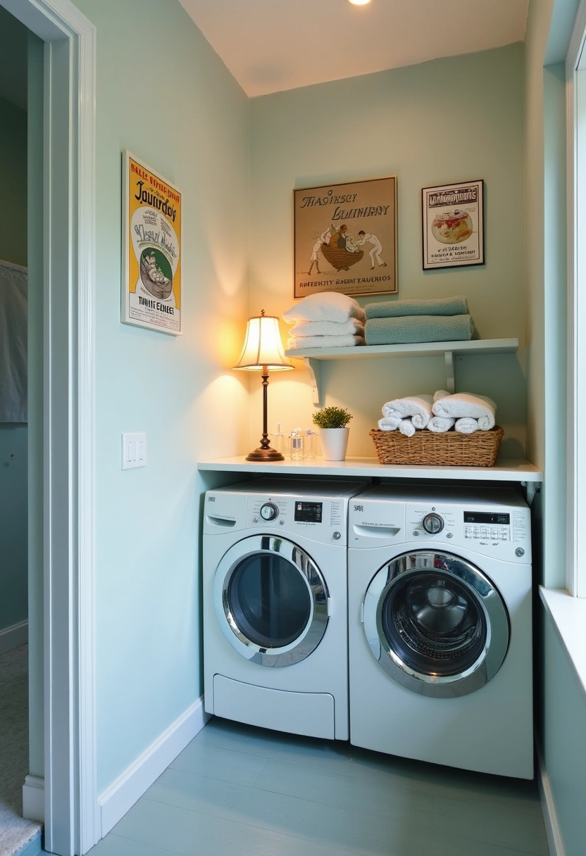 Vintage Laundry Room Decor Ideas 12