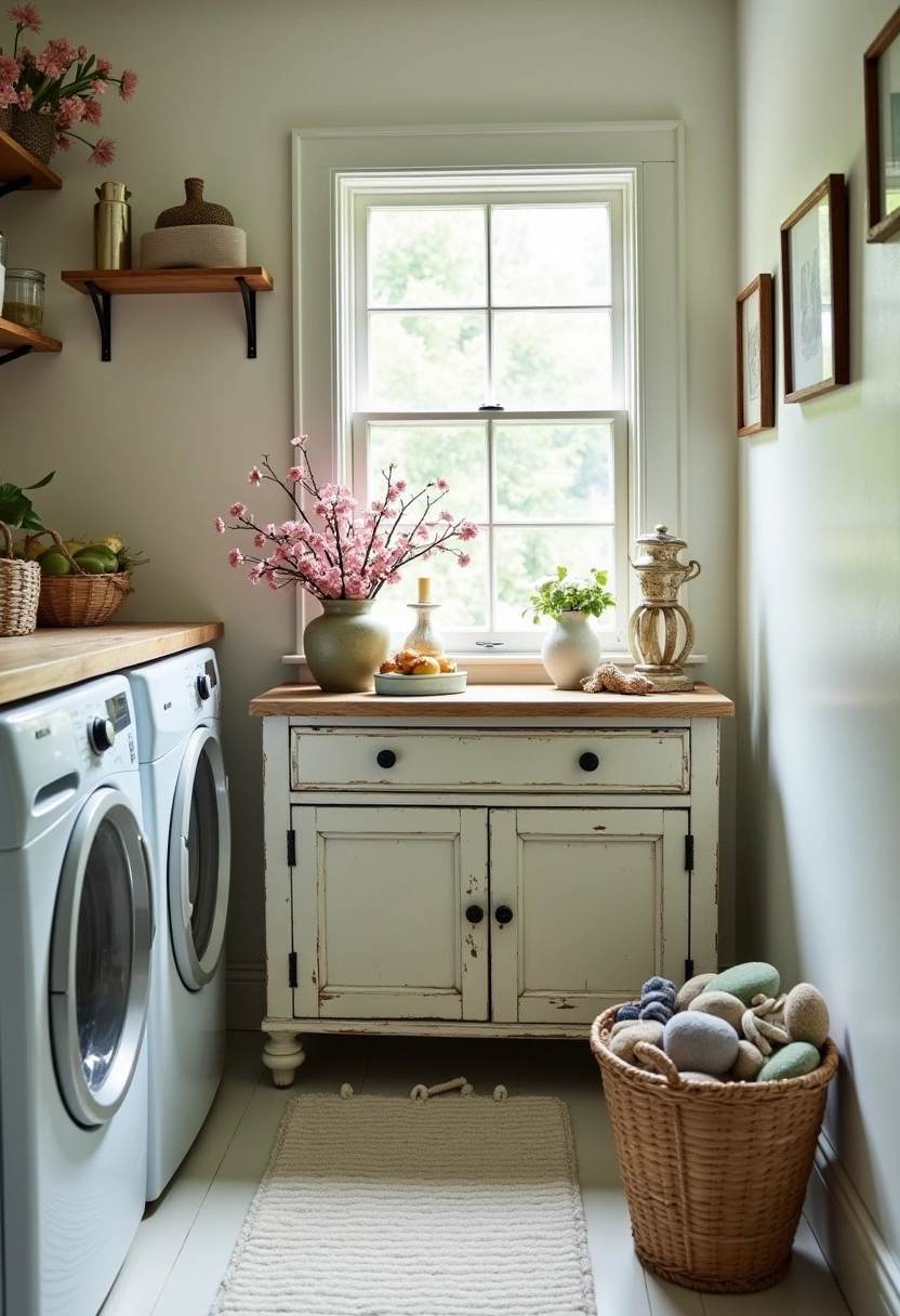 Vintage Laundry Room Decor Ideas 20