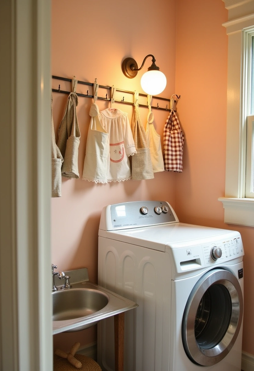Vintage Laundry Room Decor Ideas 9