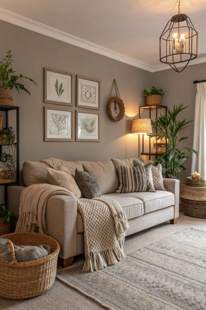 Furniture and Fabrics That Work With Grey Walls