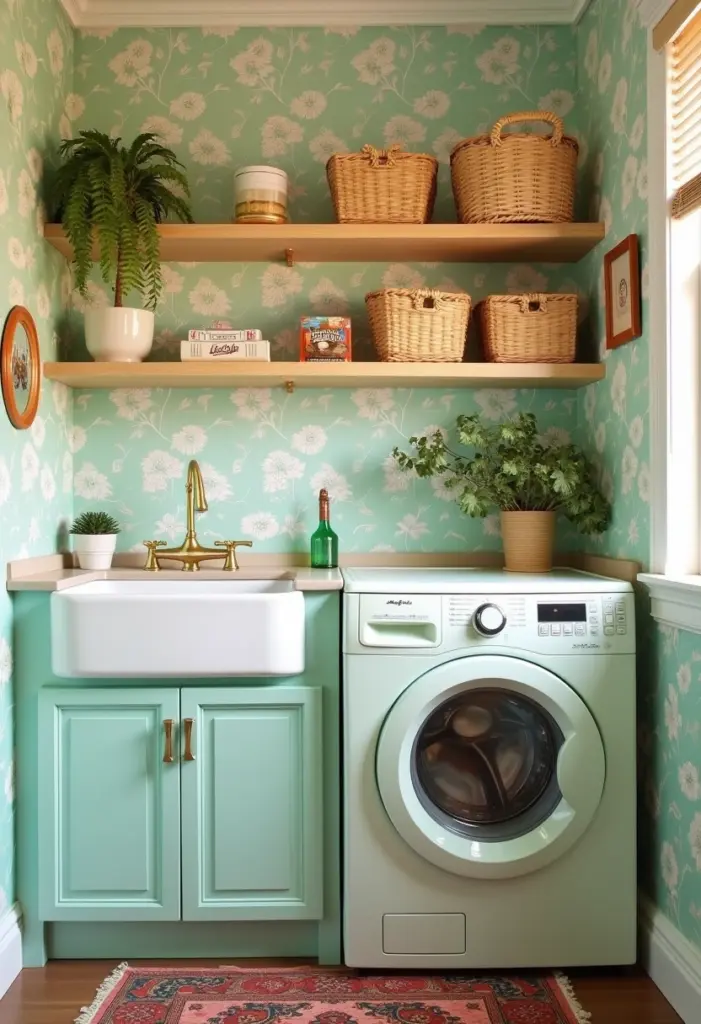 Retro Laundry Room Ideas Featured image for Retro Laundry Room Ideas