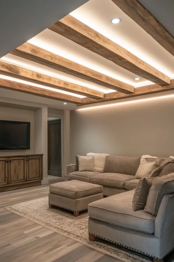Featured image for Basement Ceiling Ideas