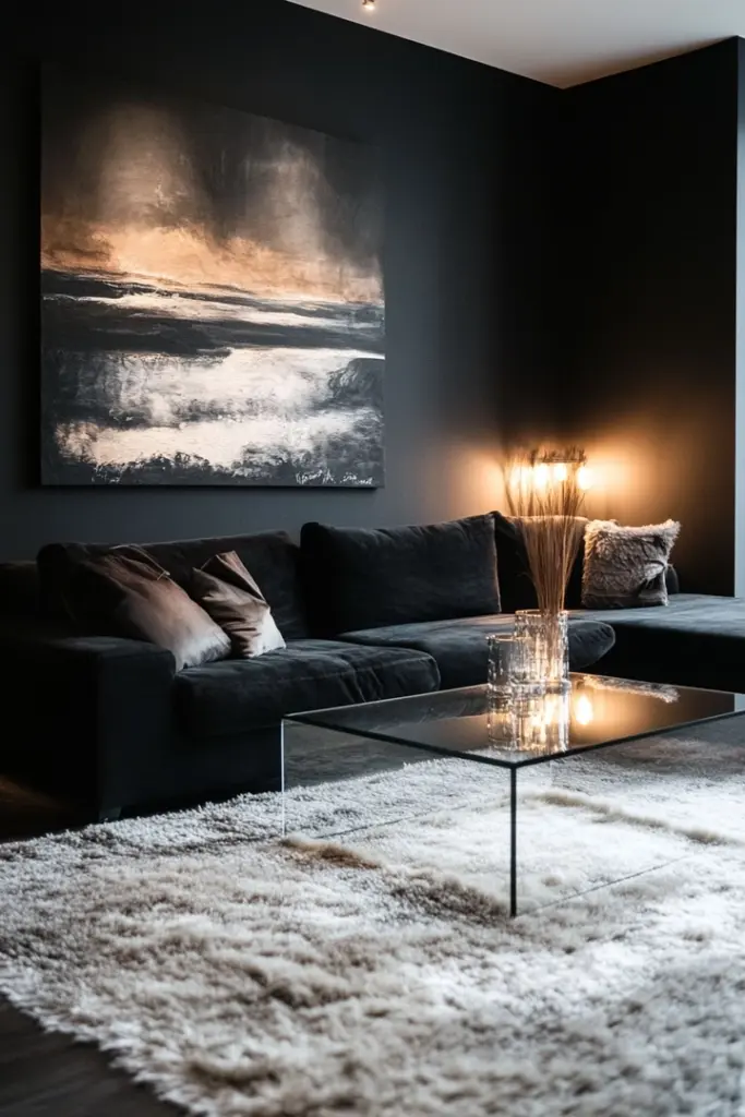 Featured image for Black Living Room Ideas