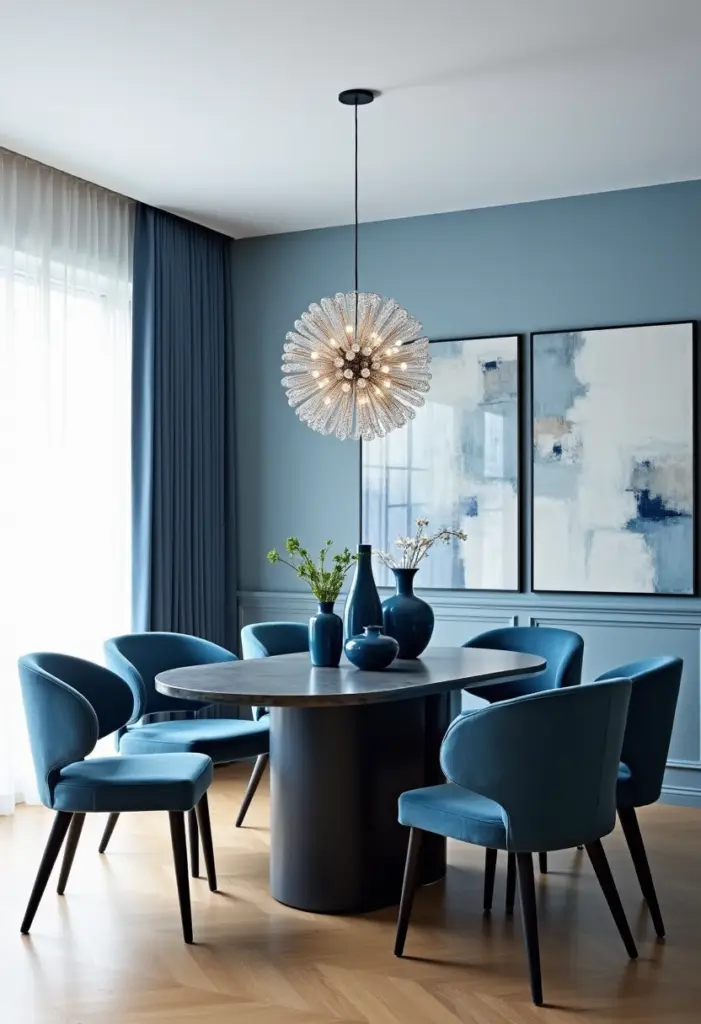 Featured image for Blue Dining Room Ideas: Create a Serene and Stylish Space
