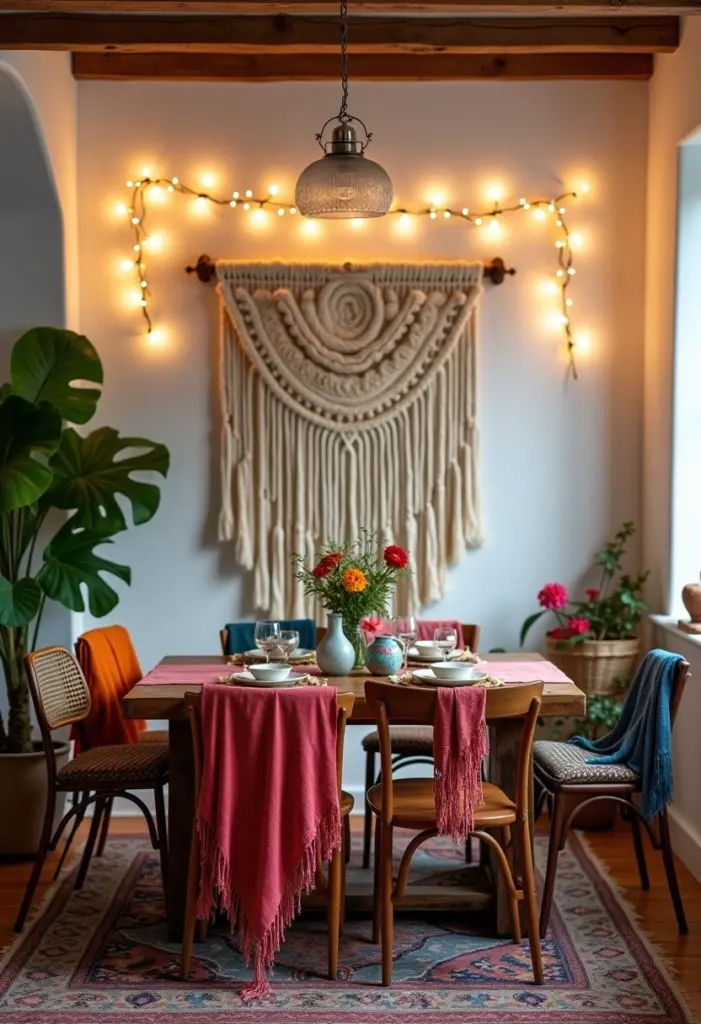 Bohemian Dining Room Ideas: Embrace Eclecticism and Comfort Featured image for Bohemian Dining Room Ideas: Embrace Eclecticism and Comfort