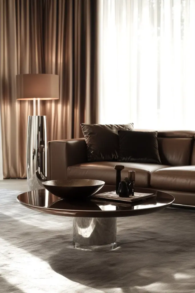Featured image for Brown Living Room Ideas