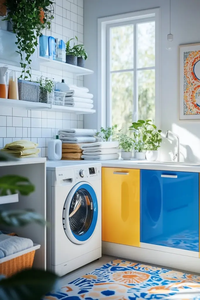 Featured image for Colorful Laundry Room Ideas