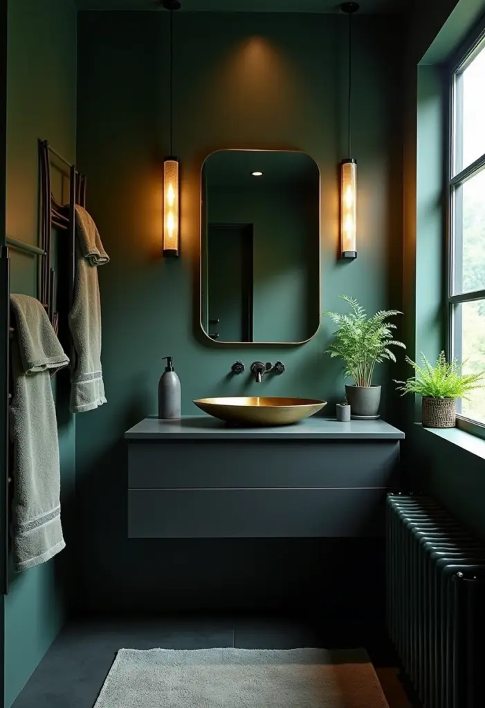 Featured image for Dark Bathroom Ideas: Transform Your Space with Style