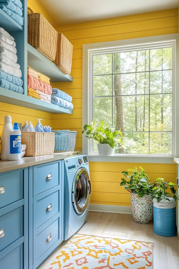 Featured image for Fun Laundry Room Colors