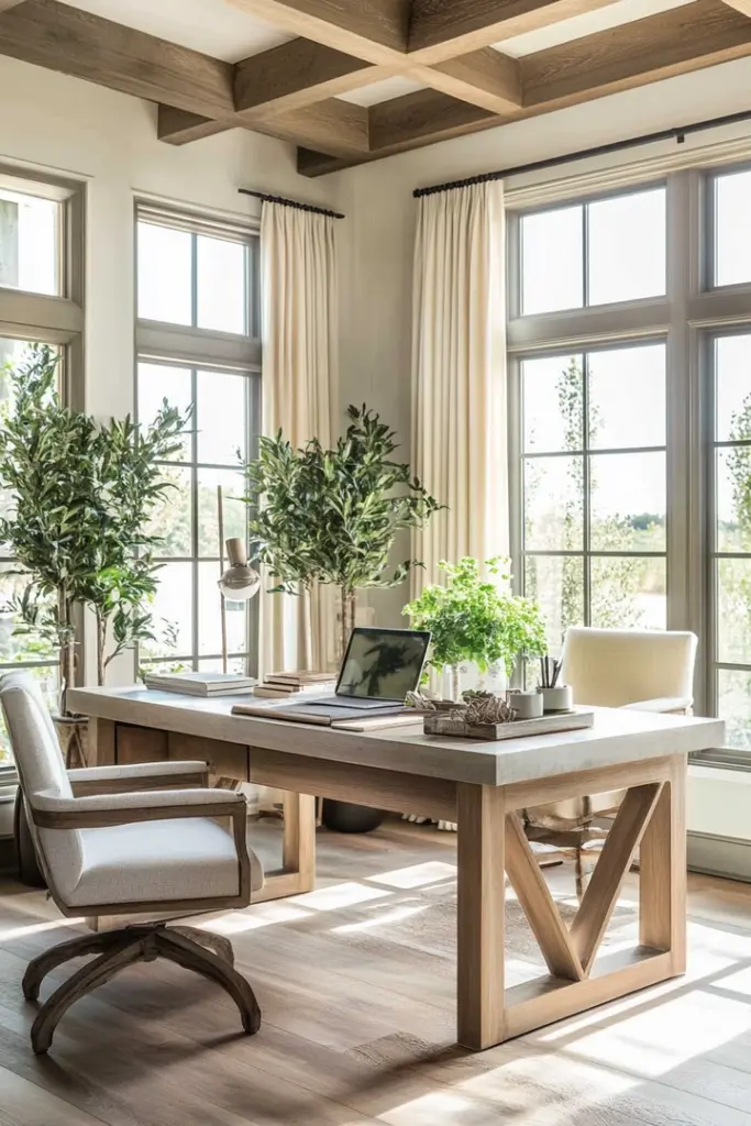 Featured image for Home Office Ideas with a Desk in the Middle of the Room