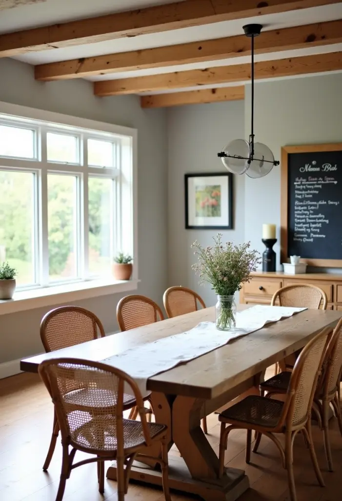 Featured image for Modern Farmhouse Dining Room Ideas: Embracing Style and Comfort