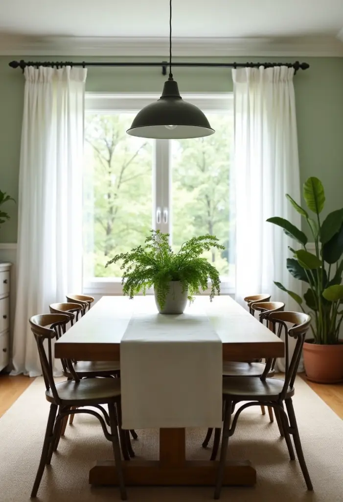 Featured image for Sage Green Dining Room Ideas: Transform Your Space with Style and Elegance